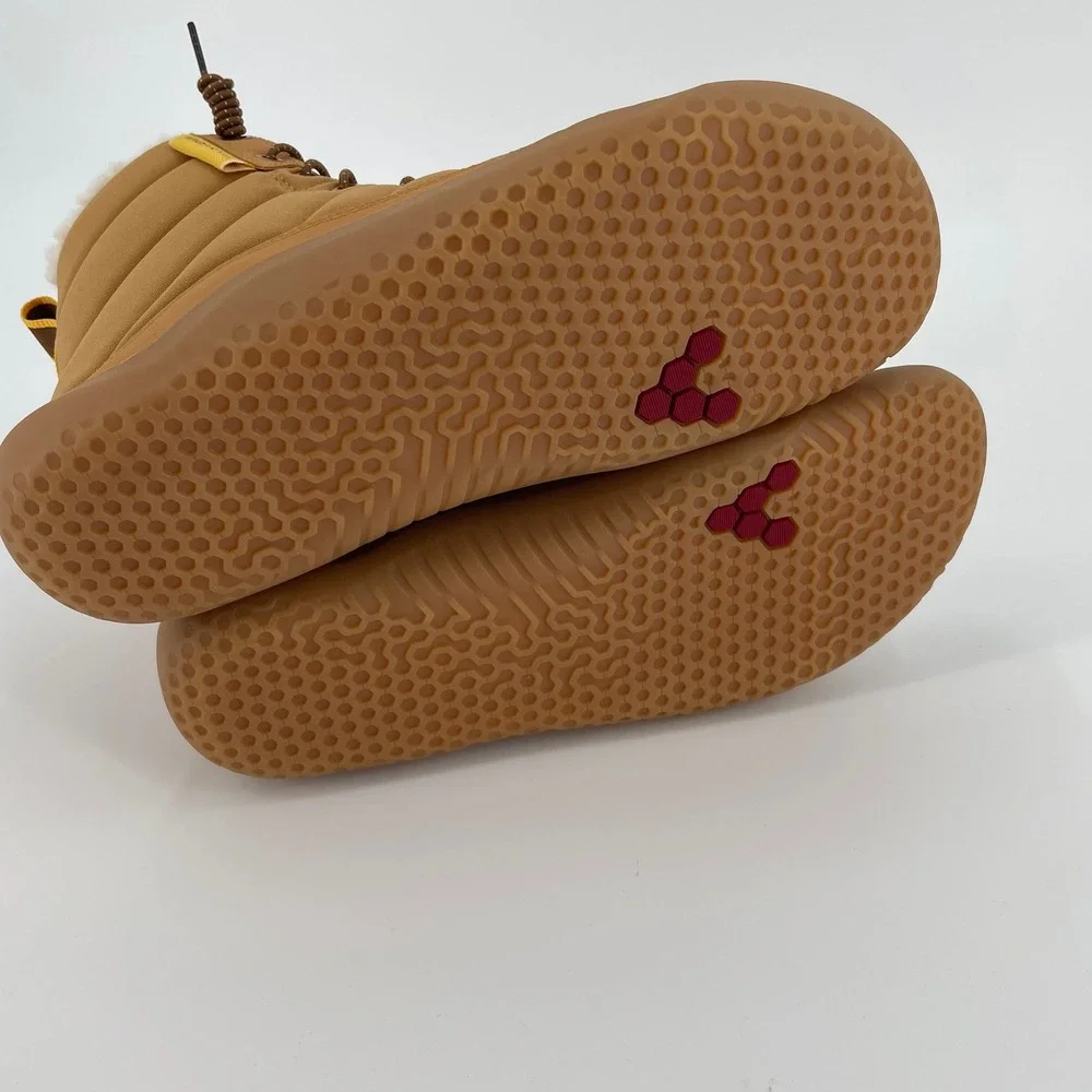 Vivobarefoot Gobi Hiber Winter Boot PrimaLoft Insulated Tan 38 NIB